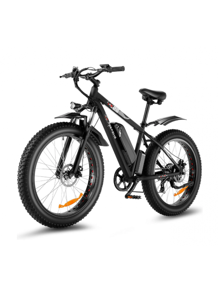  Speedrid 26" 4.0 Fat Tire Electric Mountain Bike for Adult 3H Fast Charge, 500W All Terrain Adult Ebike Electric Bicycles with 48V 10.4Ah Removable Battery, Shimano 7 Spee